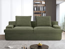 Nimbus - Oversized Full Foam 4 Seater Couch For Living Room Upholstered In Soft Corduroy, Wide Armrests