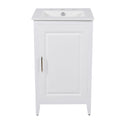 Modern Bathroom Vanity With Sink, Functional Drawer, Soft- Closing Door