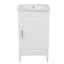 Modern Bathroom Vanity With Sink, Functional Drawer, Soft- Closing Door