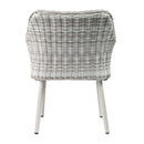 Tashay - 3 Piece Patio Bistro Set - Green Fabric & Beige Wicker