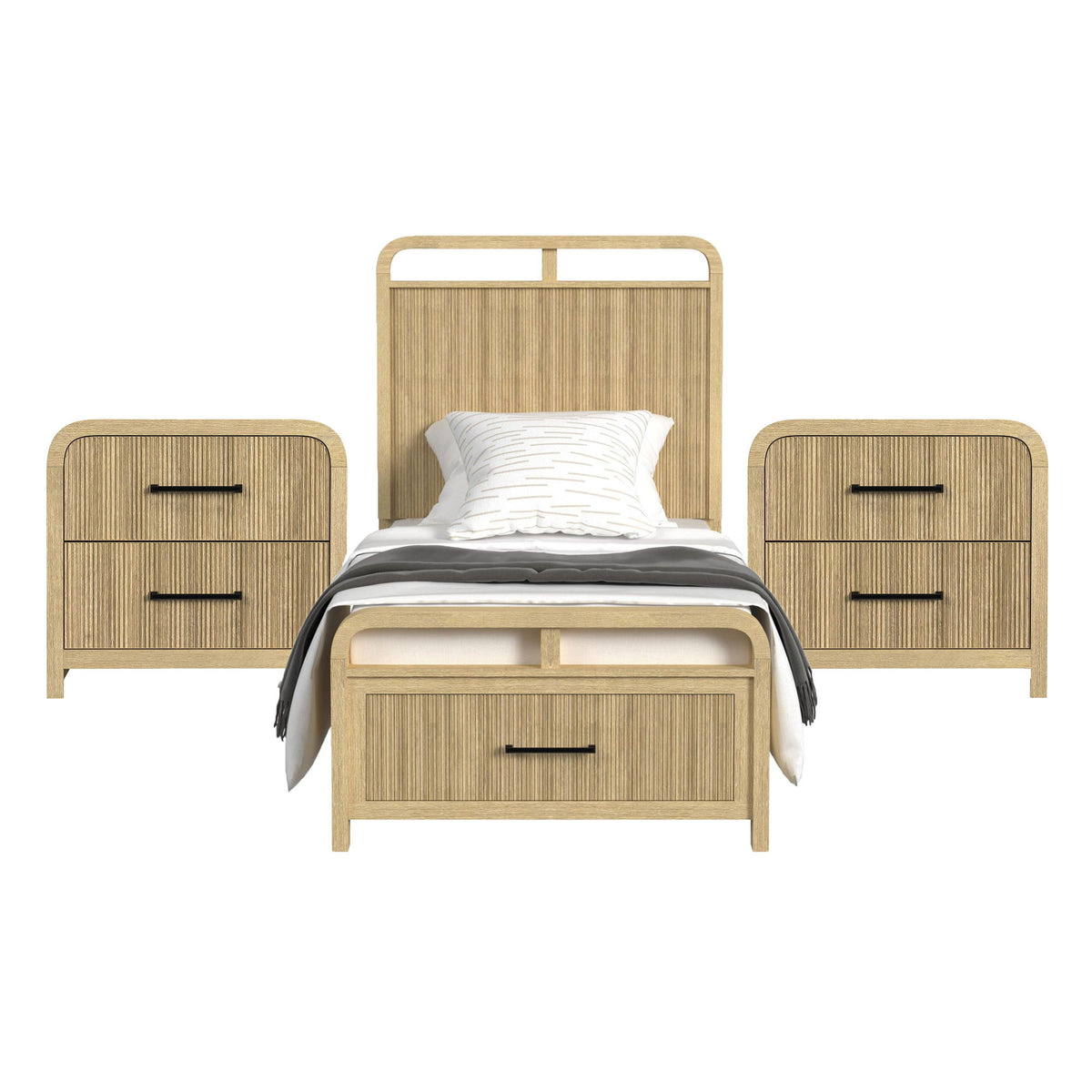 Ridgemont Storage Bedroom Set in Black by Elements International, view 29