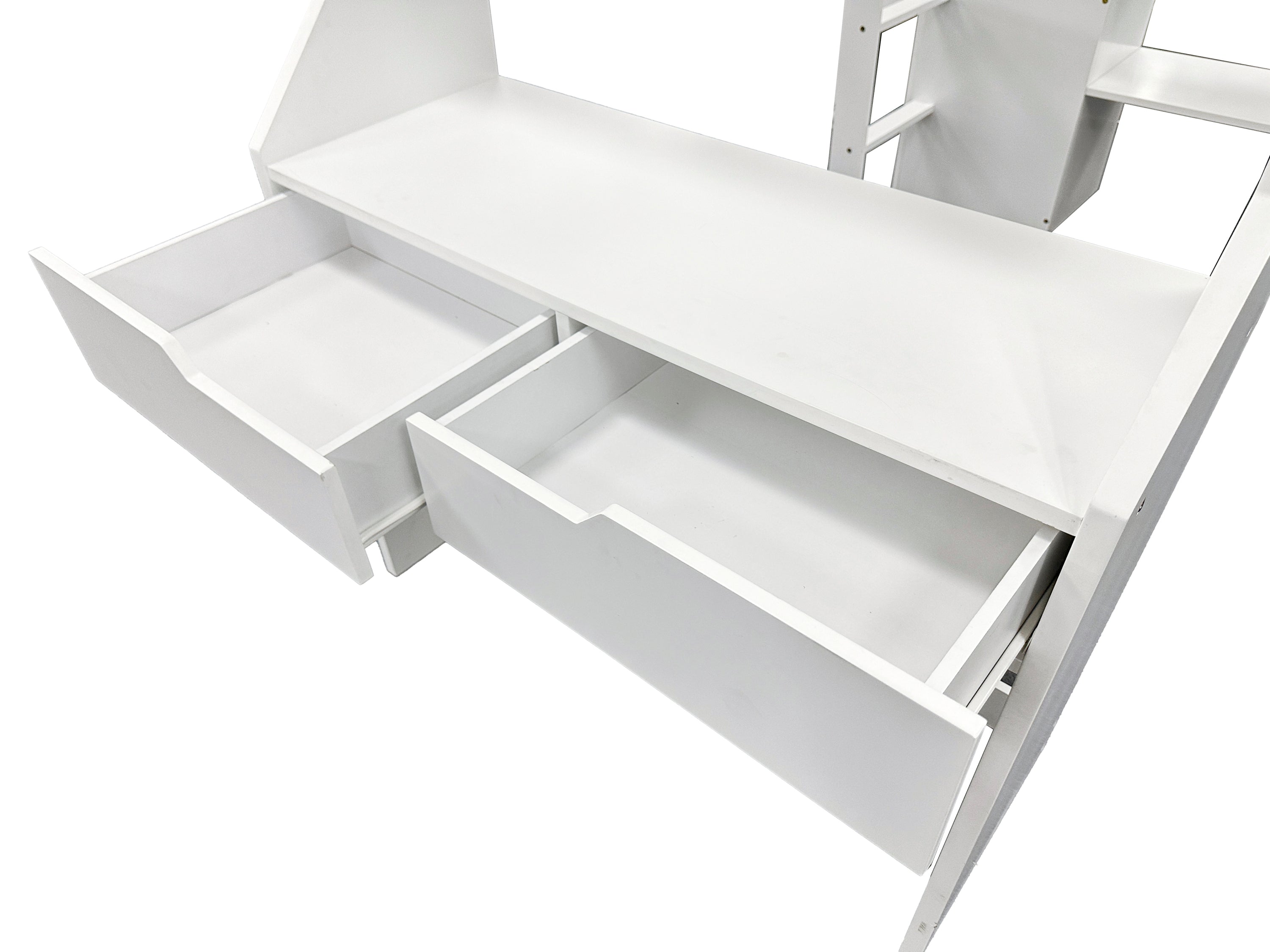 ACME Ragna Loft Bed in White 38060 - Atlantic Fine Furniture Melbourne FL