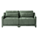 Elegant Sofa With Ergonomic Design And Lumbar Pillows