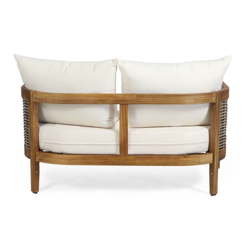 Outdoor Seating Group With Cushions And Coffee Table
