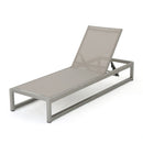 Outdoor Patio Chaise Lounge With 5 Reclining Positions