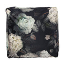Hazel - Large Square Pouf With Flower Print