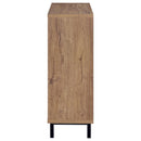Teller - 2-Door Shoe Storage Cabinet - Natural Oak