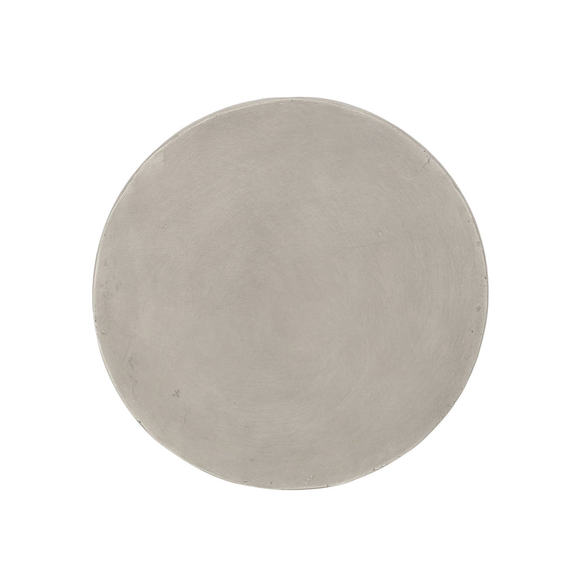 Outdoor Side Table With Hourglass Shape - Gray