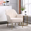 Modern Mid-Century Chair Tufted Sherpa Armchair For Living Room Bedroom Office