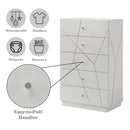 Esther - Chest - White / Silver