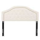 Kaarina - Contemporary Tufted Fabric Headboard