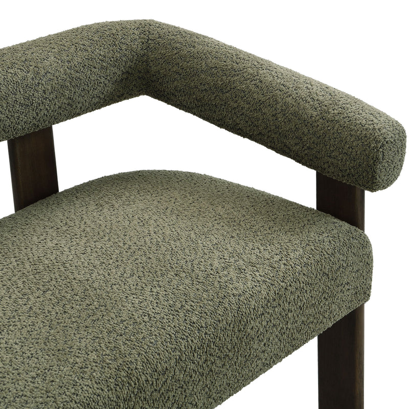Modern Round Armrest Loveseat