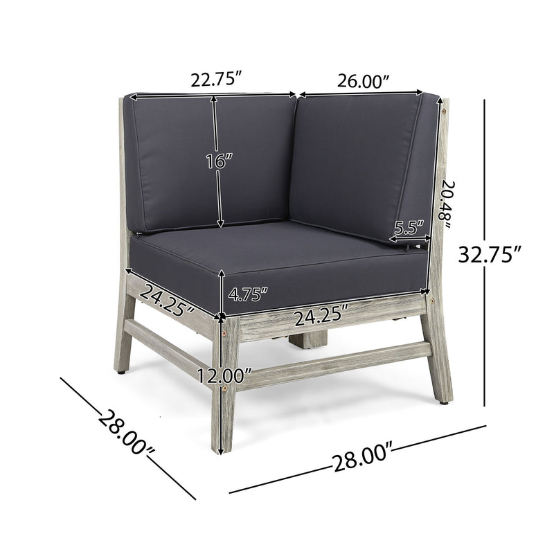 Perla - 5 Pieces Sofa Set