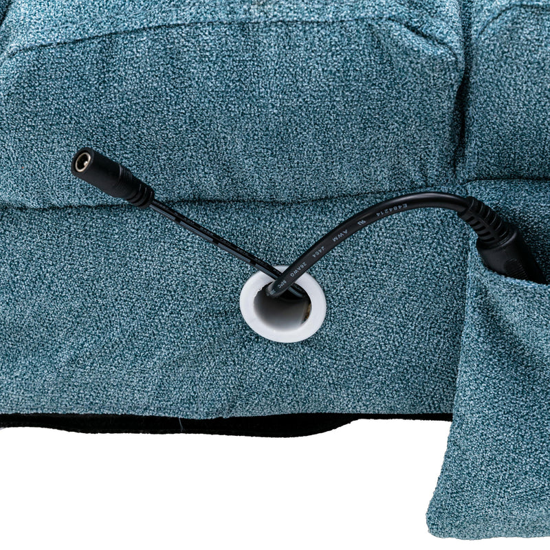 Massage Chaise Lounge Indoor With Remote Control, Ergonomic Electric Massage Lounger