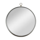 Round Mirror, Circle Mirror With Iron Frame For Living Room Bedroom Vanity Entryway, Hallway