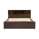 Platform Bed With Multi Storage Headboard, USB And Drawers