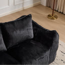 Giant Bean Bag Couch, Ultra Soft Fluffy Loveseat For Living Room