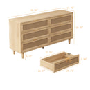 6 Drawer Storage Modern Cabinet For Bedroom