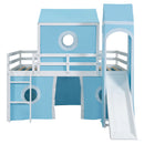 Loft Bed & Slide Tent And Tower