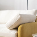 Oversized Single Sofa Chair Wide And Deep Seat, Modern Upholstered Comfy Blocking Couch Lounge With Pillows