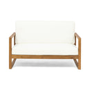 Belgian - Loveseat & Coffee Table Set With Water Resistant Cushions