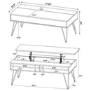 Fanning - Lift Top Coffee Table Set