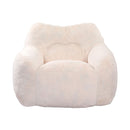 Beanbag Sofa Chair With Armrests Stuffed High Density Foam
