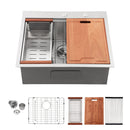 Drop In Kitchen Sink Stainless Steel 16 Gauge