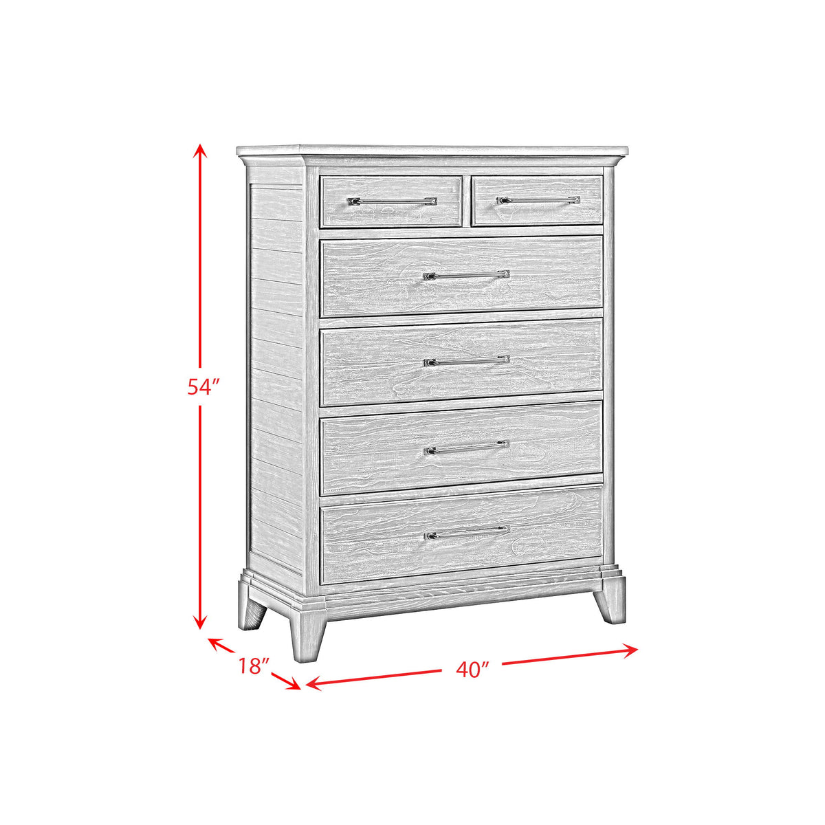 Montrose Storage Bedroom Set in Dark Brown by Elements International, view 20