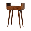 Mini Console Table - Chestnut