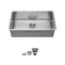 Undermount Stainless Steel Kitchen Sink, Deep Single Bowl Basin