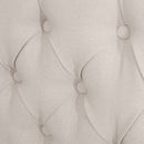 Cumulus - Fully Upholstered Fabric Queen Bed Set - Ivory