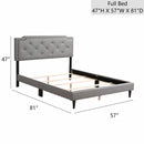 Button Tufted Bed Charming For Cozy Spaces