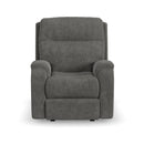 Penn - Power Rocking Recliner With Power Headrest & Lumbar - Dark Gray - Atlantic Fine Furniture Inc