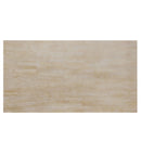 Topmax - 6 Piece Wood Half Round Dining Table Set Kitchen Table Set With Long Bench And 4 Dining Chairs, Modern Style