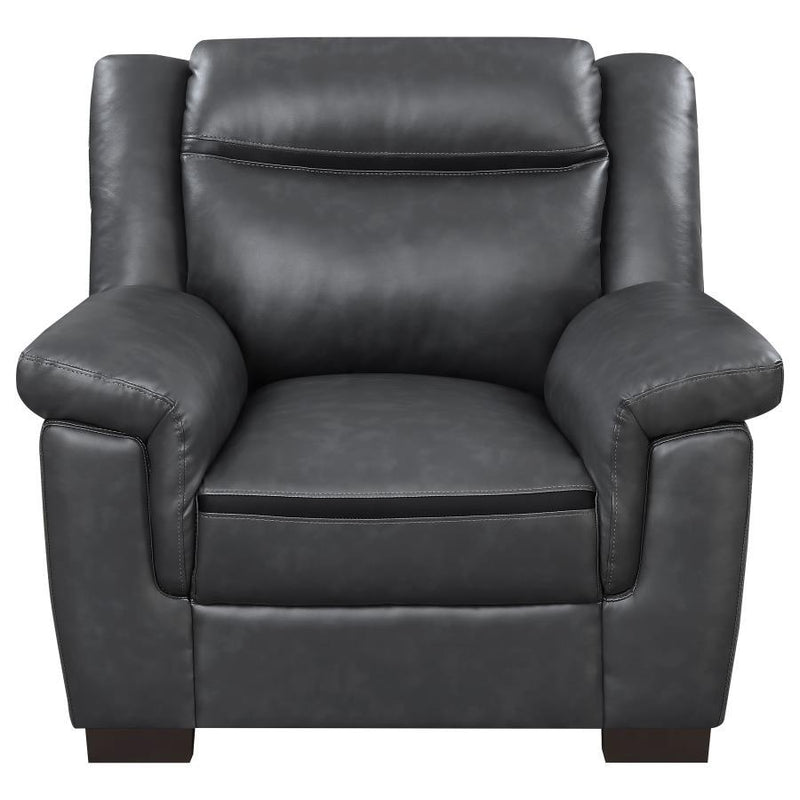 Arabella - Upholstered Padded Arm Sofa Set