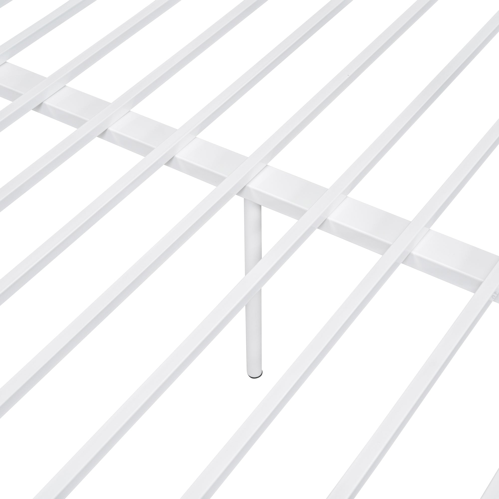 Full XL Over Queen Metal Bunk Bed, White - Atlantic Fine Furniture Melbourne FL