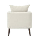 Modern Accent Upholstered Armchair With Pillow