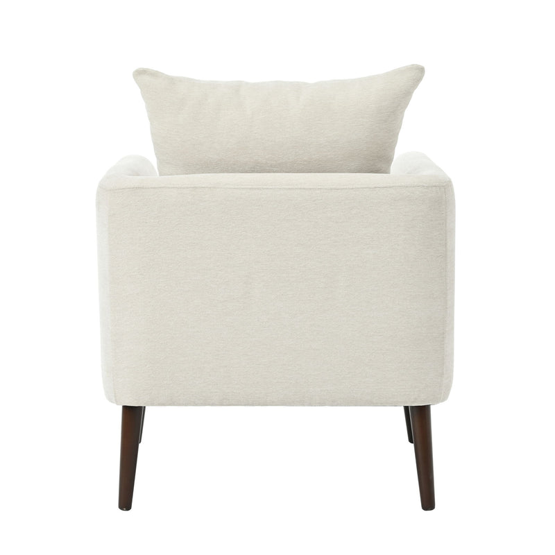 Modern Accent Upholstered Armchair With Pillow