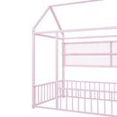 House Frame With Fence And Shelves