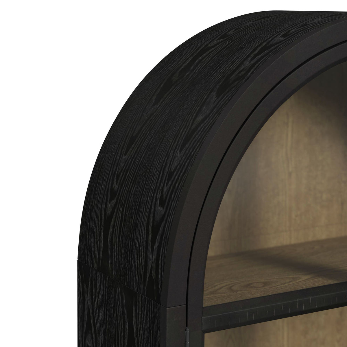 Taurus Bookcase in Black by Elements International, view 9