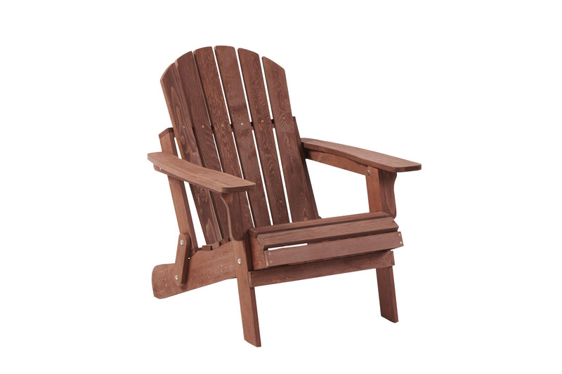 Oversize Outdoor Folding Adirondack Chair, Patio Chair For Garden
