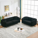 Oversized Sofa, Deep Tufted Couch
