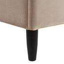 Aspen - Vertical Tufted Modern Headboard Platform Bed Set