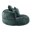 Lazy Sofa High Back Bean Bag Chair Couch With 3 Pillows