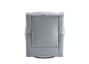 Zeger - Swivel Chair With Glider - Gray Fabric