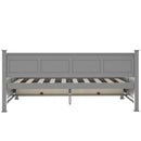 Modern Daybed With 2 Large Drawers, X Shaped Frame