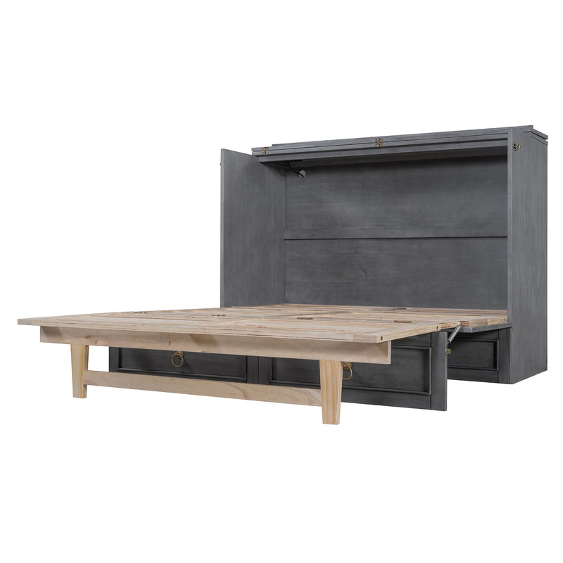 Murphy Bed With Large Drawers And Stylish Design
