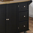 Blanche - Kitchen Cart - Rubber Wood Top