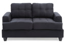 Stylish Transitional Loveseat For Two